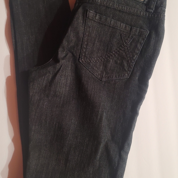 Womens Vintage Anchorblue Black Skinny Jeans Size 7 Short - Picture 1 of 7